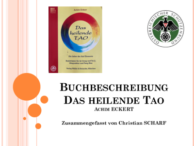 Buchbeschreibung Das heilende Tao